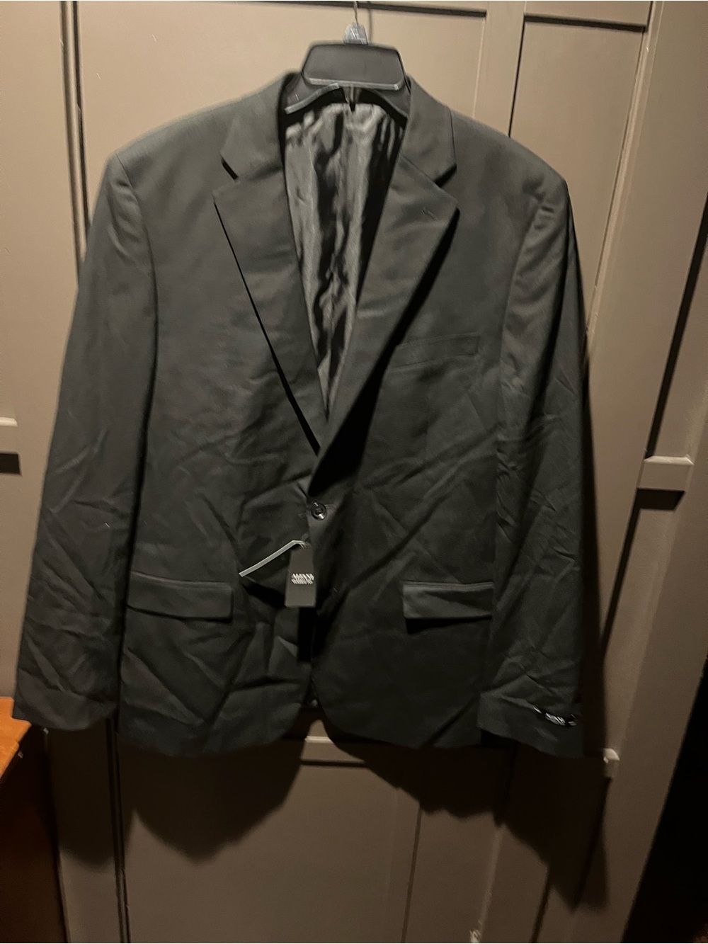 Alfani Classic Fit Black Men's Blazer New 44 XL